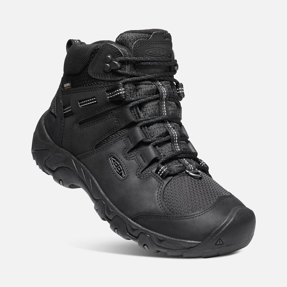 Bottes de Randonnée Keen Homme Noir | Steens Polar | ZUHVX-2671